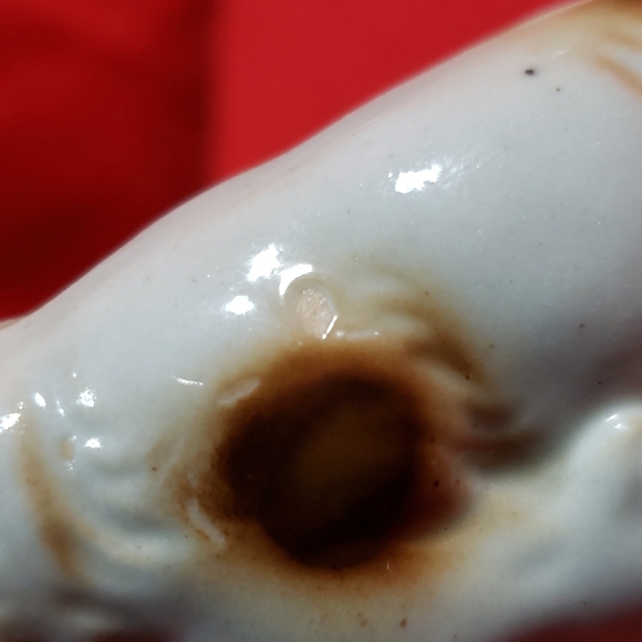 Vintage Ceramic Wire Fox Terrier and Pups Dog Figurine - Picture 15 of 16